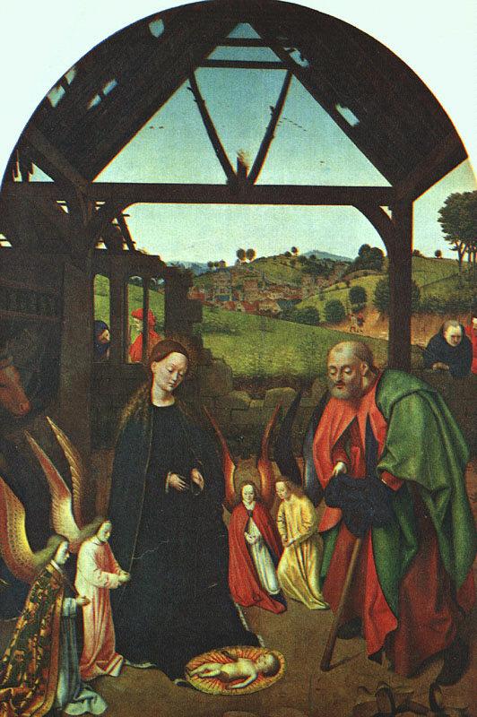 Petrus Christus The Nativity _2 China oil painting art